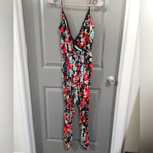 Floral Print Jumpsuit